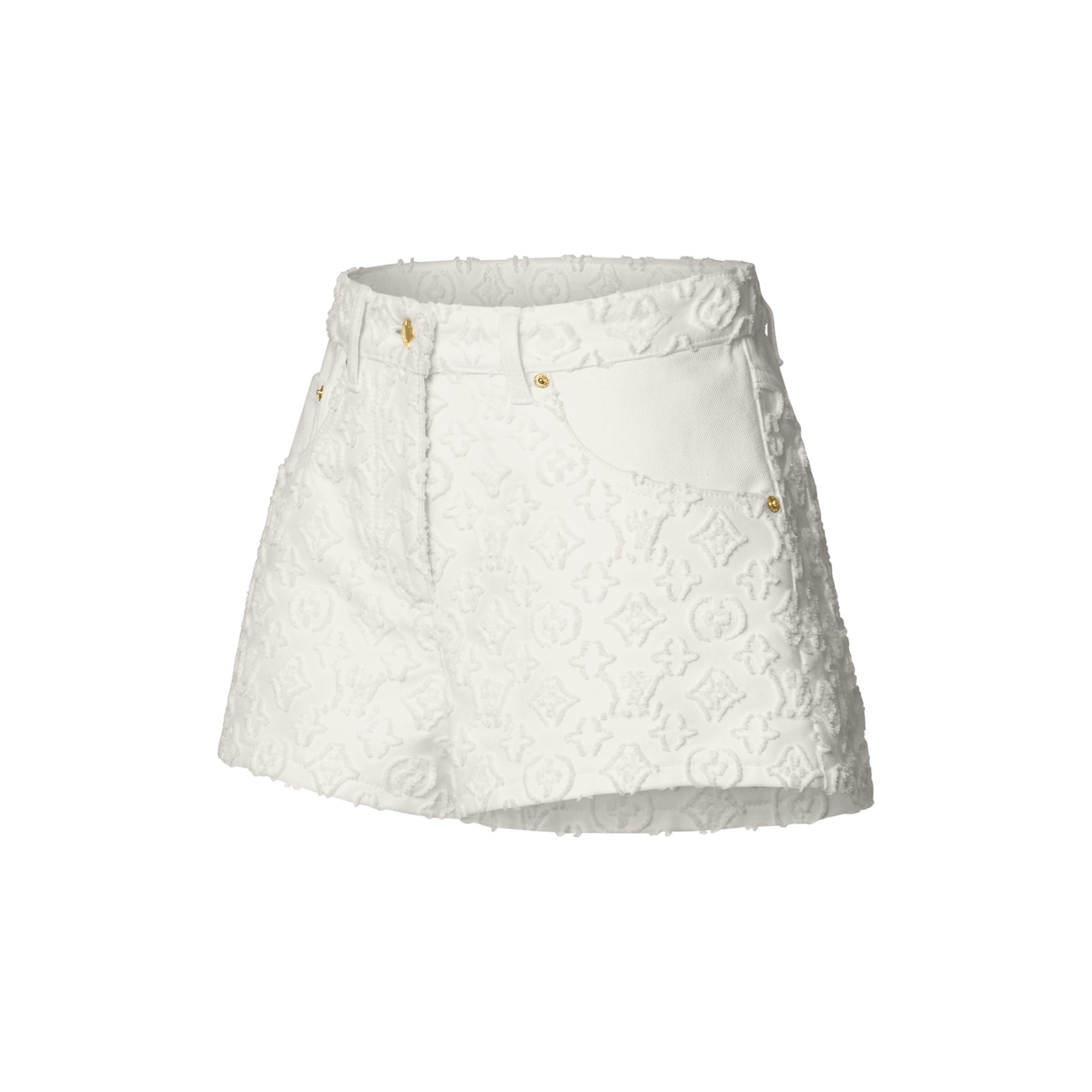 Louis Vuitton ホワイト ドットショートパンツ size34 Monogram Fil Coupé Mini Shorts - Women - Ready-to-Wear | LOUIS